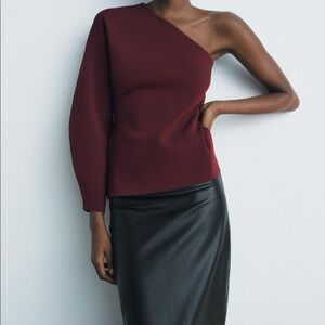 Zara One Shoulder Top